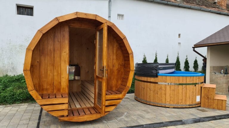 ciubar din fibra de sticla - jacuzzi - sauna