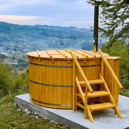 Ciubar din lemn - 2.2 m potrivit pentru 8-10 persoane