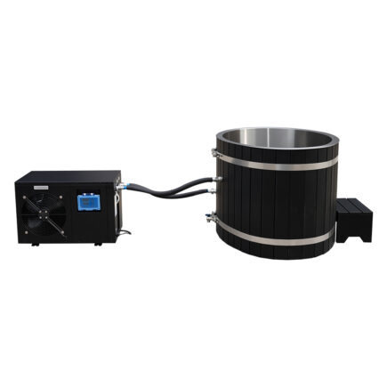JSW-1340 - Bazin 2-în-1 Recuperare Gheață și SPA (Cold Plunge & Hot Tub) BASIC, Lemn Pin Termotratat, Răcire/Încălzire 3-40°C, 1 Persoană
